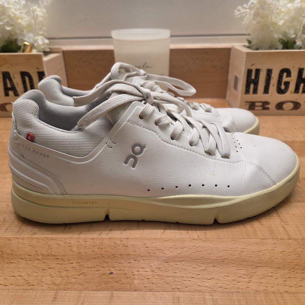 On Running White Athletic Shoes
